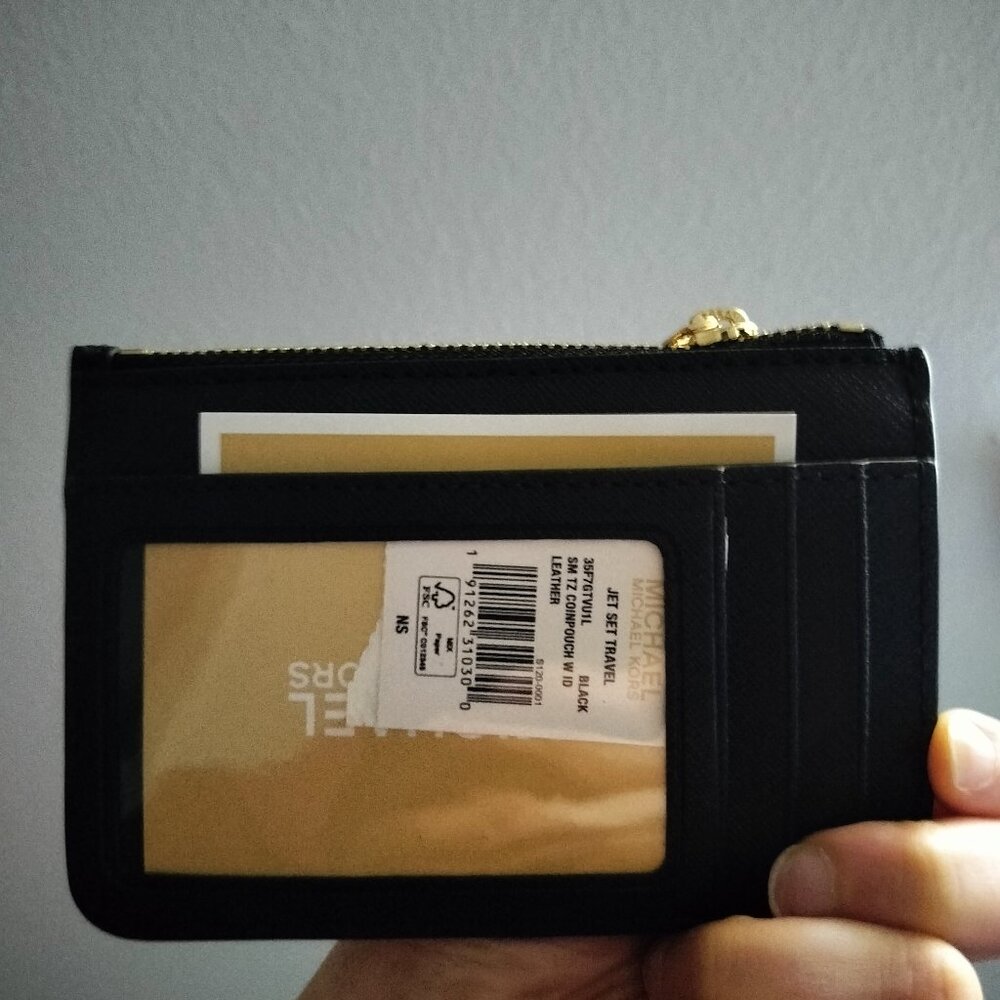Michael Kors jet set coin/card holder